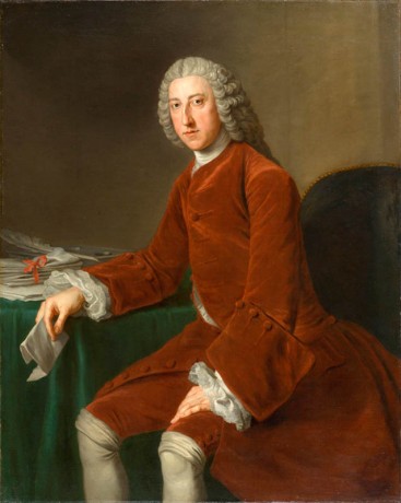William Hoare (British, 1707–92), William Pitt, later First Earl of Chatham (1708–78), ca. 1754. Oil on canvas. Gift of Mr. and Mrs. Aubrey Lee Brooks, 1955 (NCMA 55.2.1)