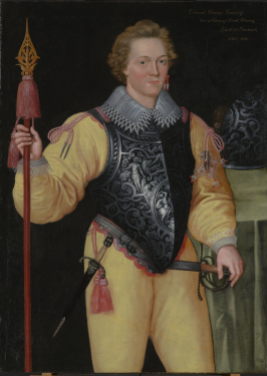 British School, Portrait of a Gentleman Wearing a Breastplate, ca. 1585–90. Oil on canvas. Gift of Mr. and Mrs. James MacLamroc, 1967 (NCMA 67.13.8)